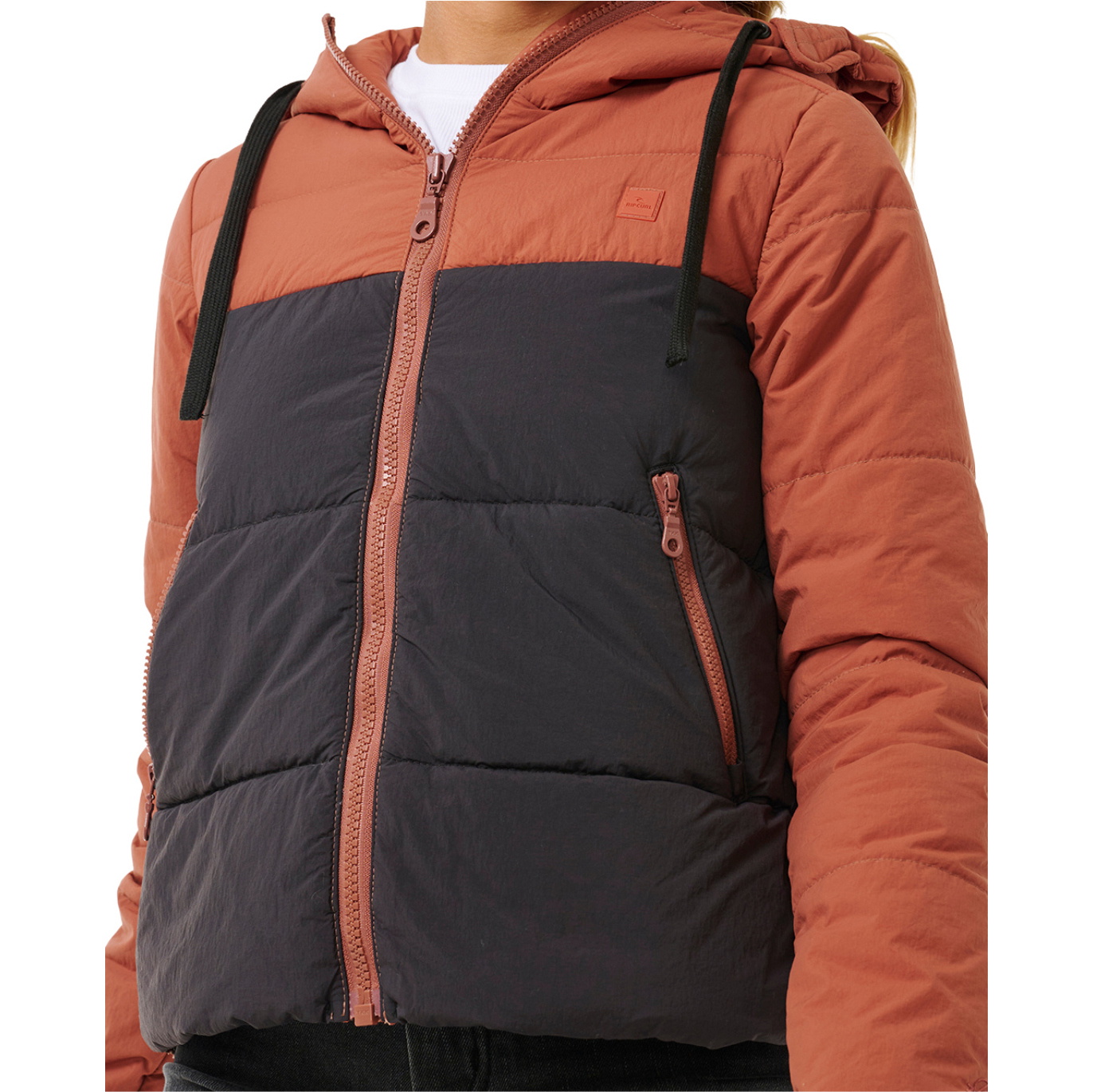 Rip Curl Frauen Anti Series Kontrast-Jacke 02HWJA - Rust
